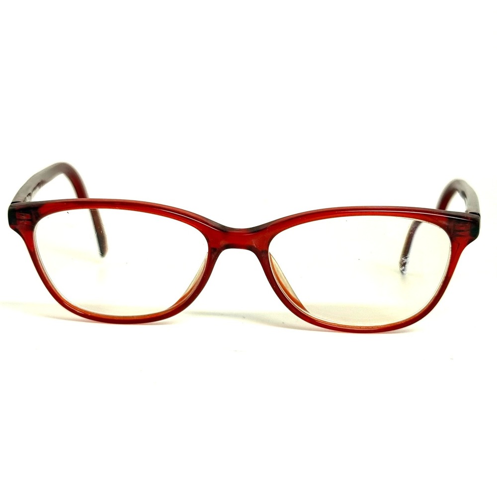 Warby Parker Daisy N 623 Red Translucent Cat Eye Eyeglass Frames 50-15-140